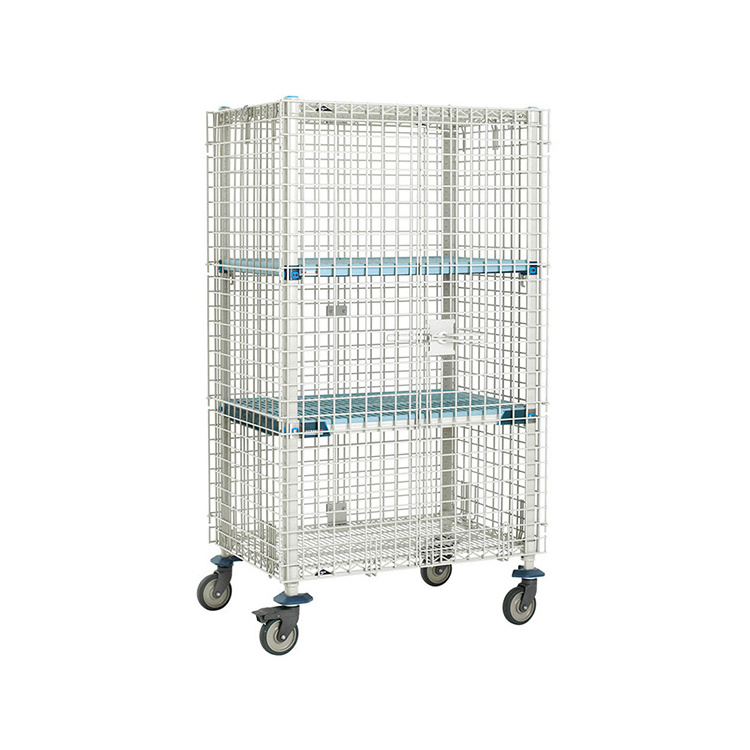 Stillage Cage Stackable Steel Stillages Collapsible For Warehousing Centers