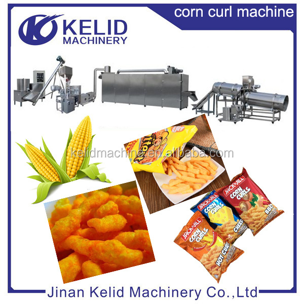 fully automatic doritos corn chips extruder making machine