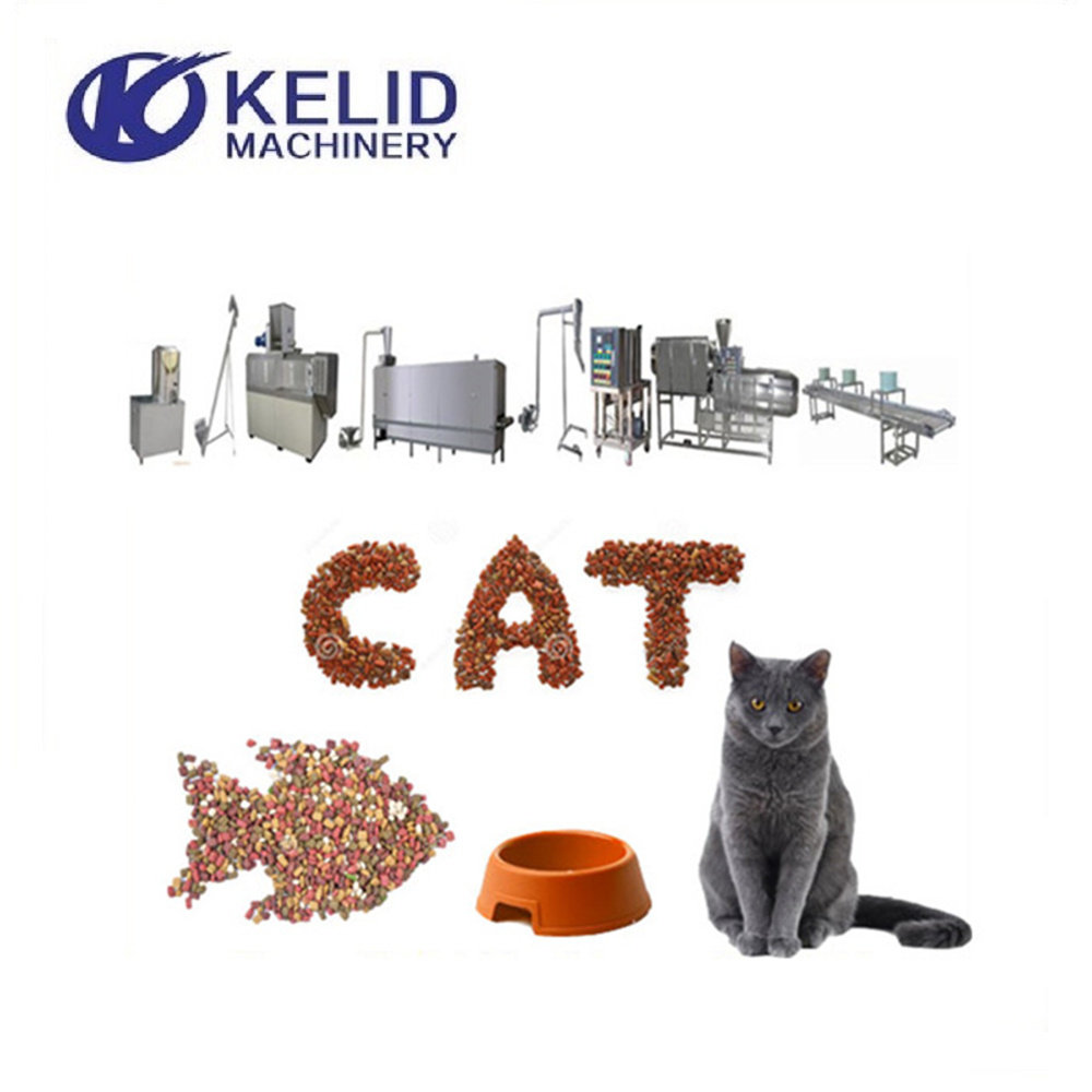 Fully Automatic Dry Wet Pet Dog Cat Food Processing Production Line