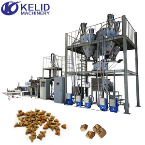 Full Automatic Pet Food Production Line Cat Kibble Dry Dog Food Pellet Processing Extruder Making Machine