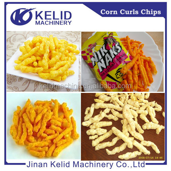 fully automatic doritos corn chips extruder making machine