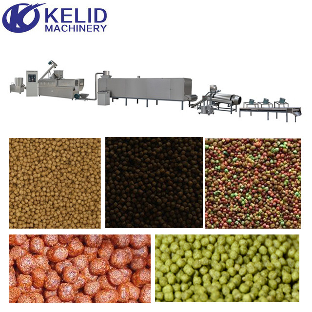 Floating Carps Catfish Koi Fish Feed Processing Extrusion Making Machine