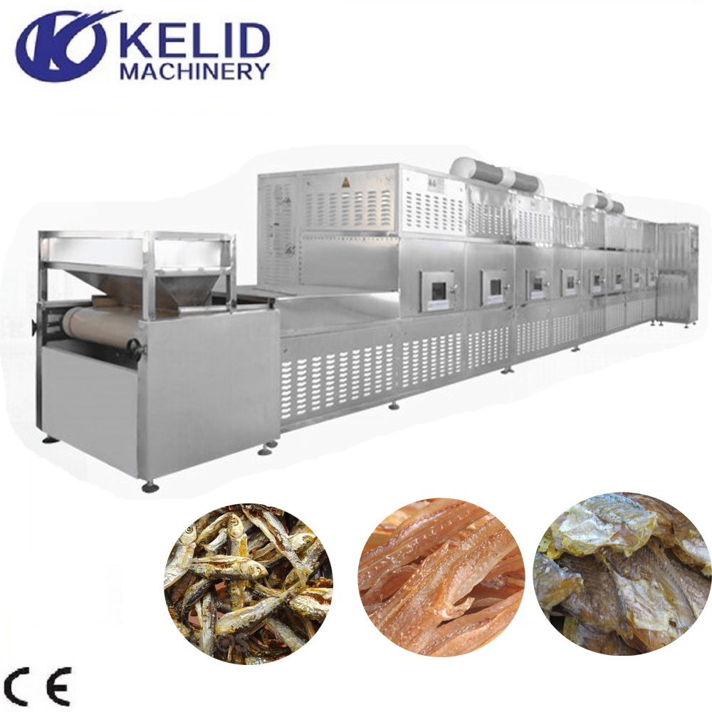 Fish Processing Machine Industrial Fish Microwave Drying Equipment