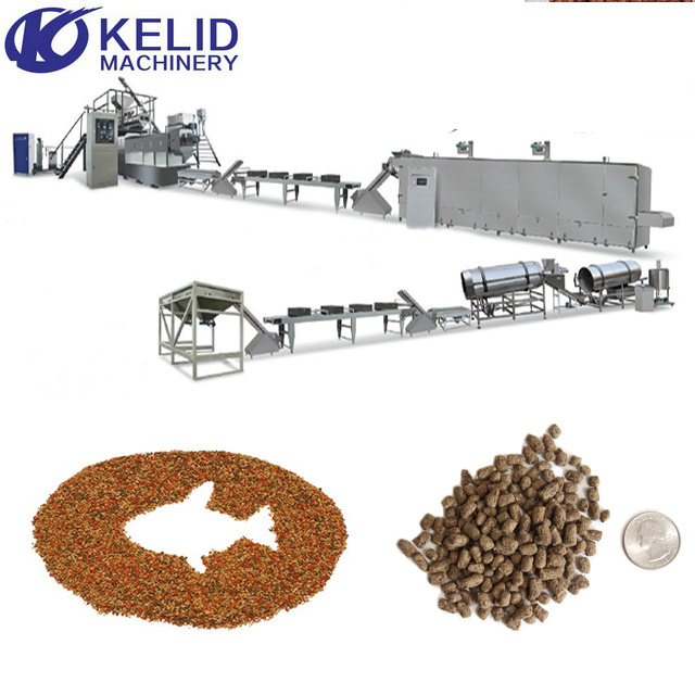 Floating Carps Catfish Koi Fish Feed Processing Extrusion Making Machine