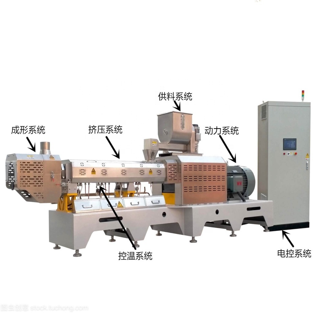 Full Automatic hot well pet food extruder