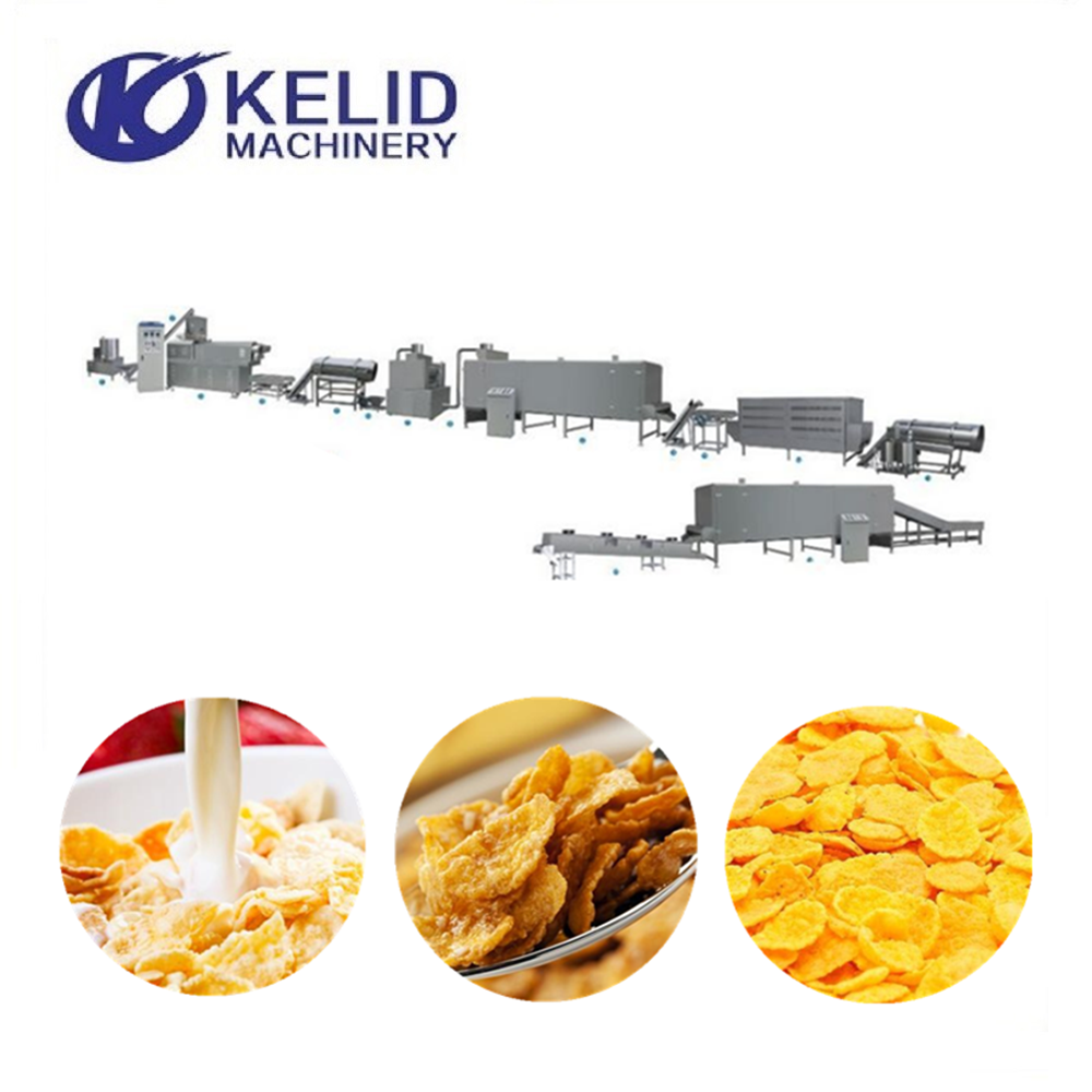 Instant Oatmeal Rye Oat Flakes Cereals Making Processing Machine