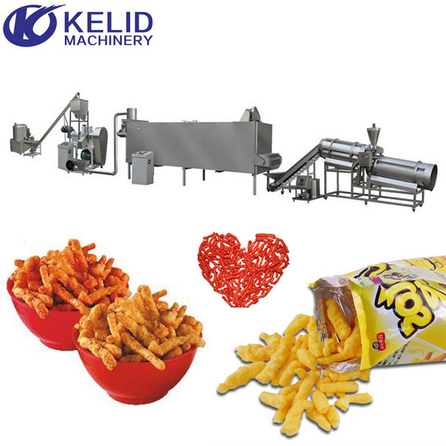 fully automatic doritos corn chips extruder making machine