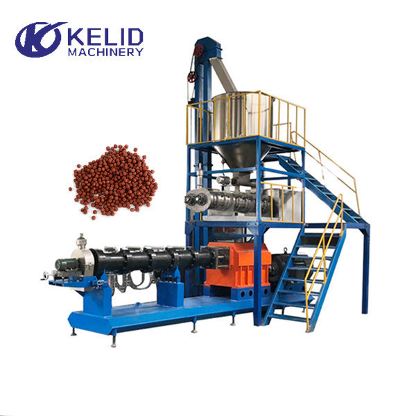 Large Capacity Floating Fish Feed Pellet Extrusion Machine