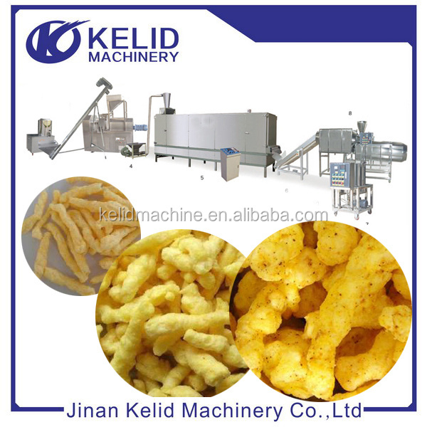 fully automatic doritos corn chips extruder making machine