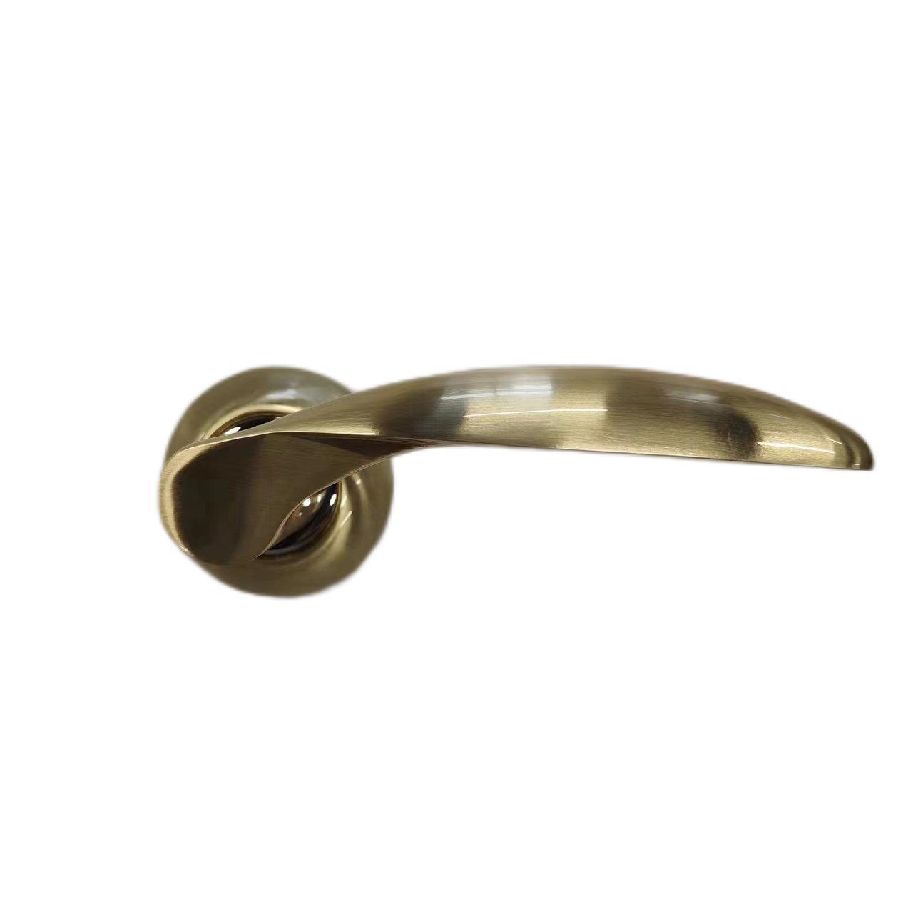 Modern Interior Door Lever Handle Tube Solid Stainless Steel Bedroom Door Handles