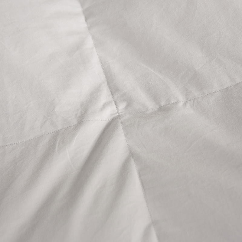 Best Service Down Proof Cotton Cover Filled with White Duck Goose Feather Stitching Duvet Blanket Quilt