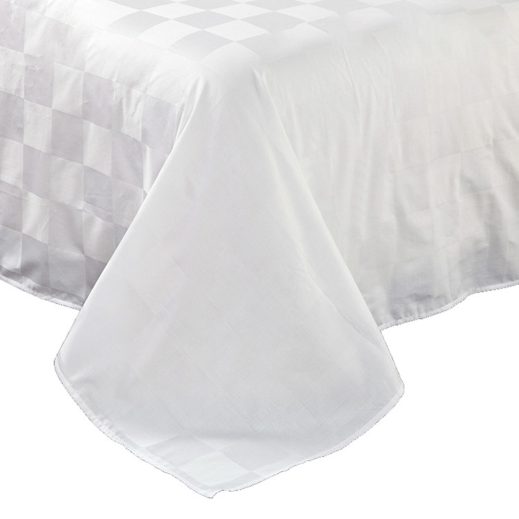 high quality white satin finished cotton embroidery hotel textile bedding comforter set