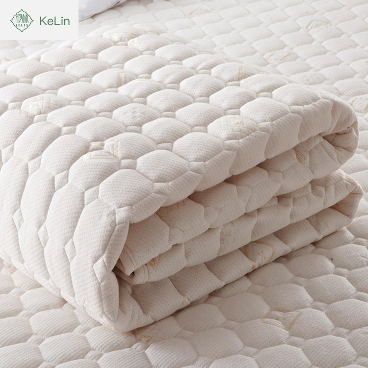 cheap quality breathable and washable quilted mattress protector bed pad