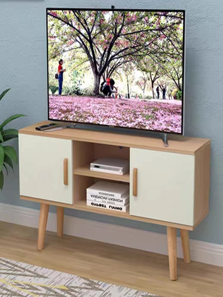 Nordic modern simple narrow high small living room bedroom TV cabinet