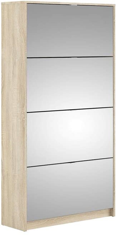 Big size large designs with mirror door wood flip modern storage rack shoe cabinet