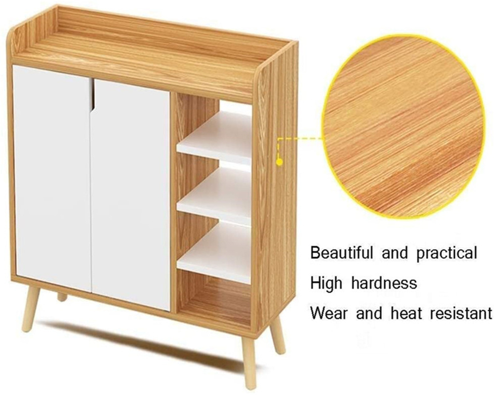 Kindergarten kid child wooden nursery classroom preschool daycare shelf multi-layer shoe cabinet