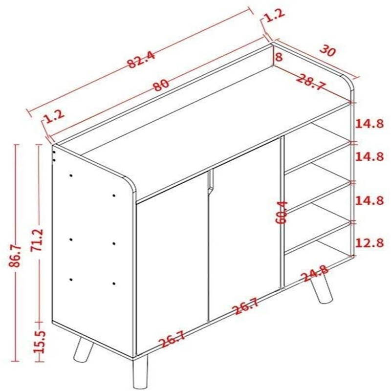 Kindergarten kid child wooden nursery classroom preschool daycare shelf multi-layer shoe cabinet