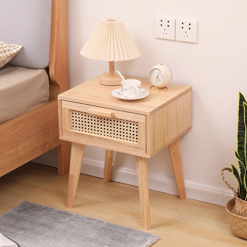 Modern simple Nordic network red ins wind bedside cabinet mini narrow small bedroom storage cabinet