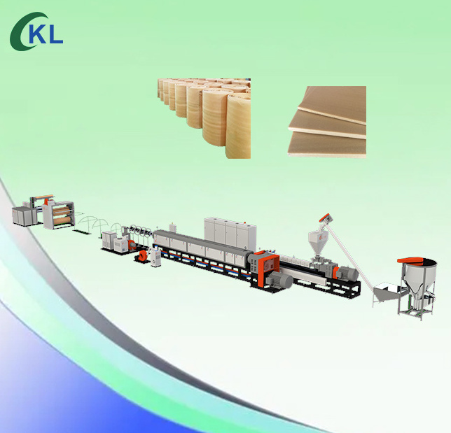 PLA Foam Sheet Making Machine Plastic Production Line Foamed Biodegradable Sheet Extrusion