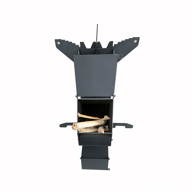 Hand-held portable bbq grill coal stove estufa portatil para camping smokeless bbq grill holzofen wood stove foldable grill bbq