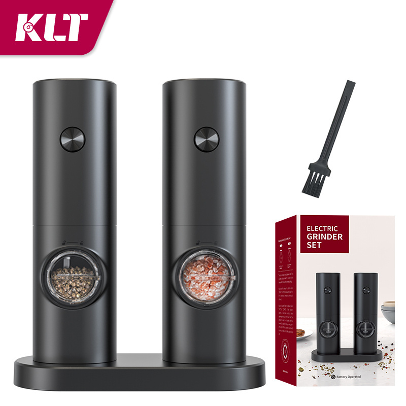 Wholesale Electric Automatic Salt and Pepper Grinder Set with Led Light