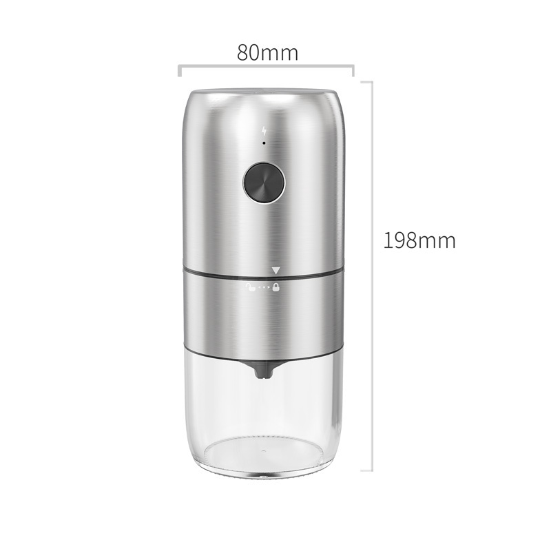 Best Seller Portable Ceramic Conical Bur USB Electric Coffee Bean Grinders for Home Use