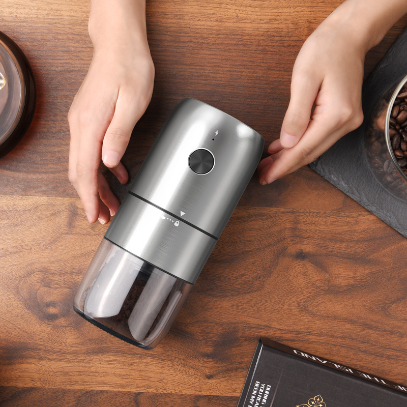 Best Seller Portable Ceramic Conical Bur USB Electric Coffee Bean Grinders for Home Use