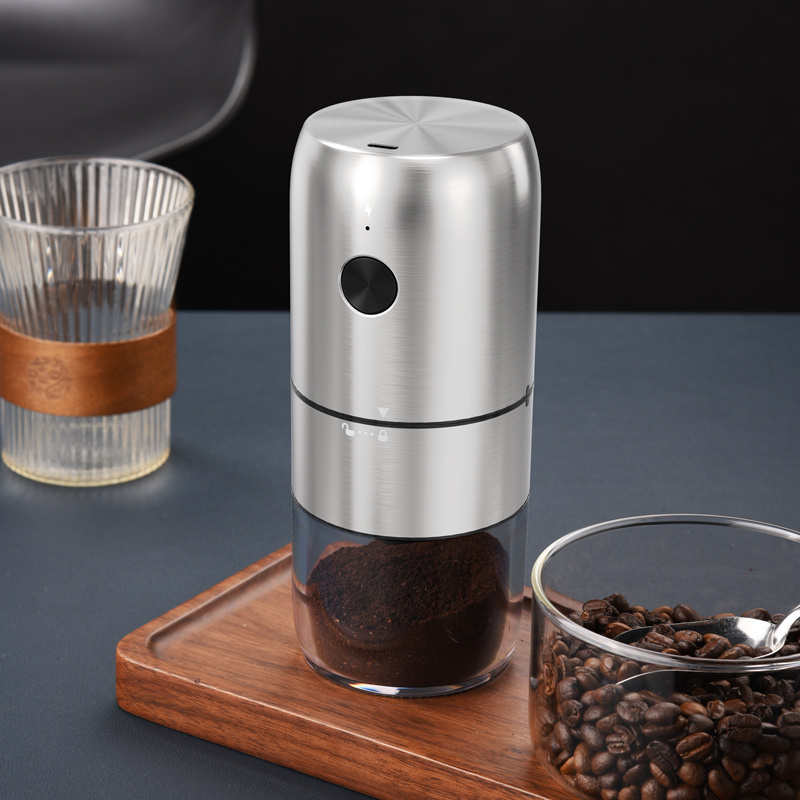 High Quality Small Size Conical Burr Automatic Espresso Grinder Lithium USB Electric Coffee Grinder in Stock