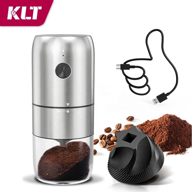 Best Seller Portable Ceramic Conical Bur USB Electric Coffee Bean Grinders for Home Use