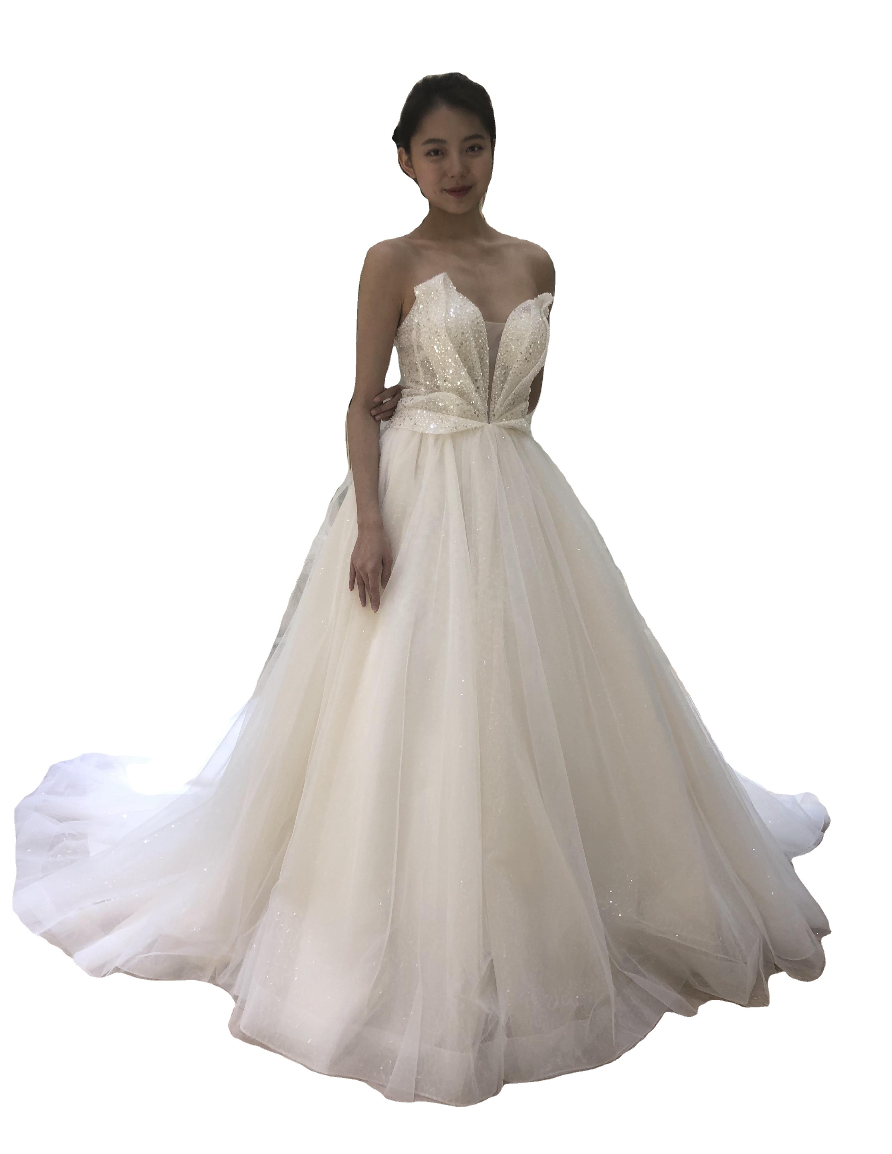 2021 strapless sweetheart ball gown wedding dress gown turkey istanbul