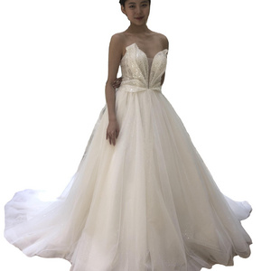 2021 strapless sweetheart ball gown wedding dress gown turkey istanbul