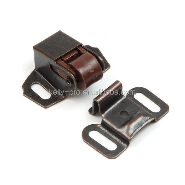 Single Ball Roller Spring Cabinet Catch Lock Metal Plastic Roller Latch