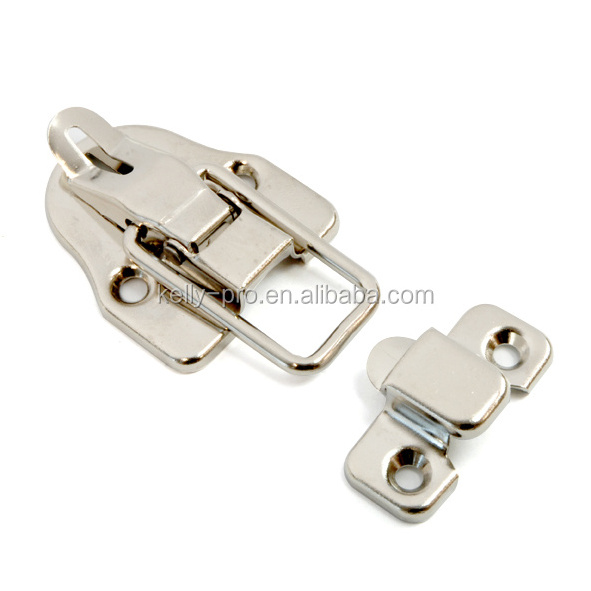 Padlockable Toggle Case Latch, Locking Box Chest Draw Clasp Trunk Snap Catch Lock for Wood Leather Craft Toggle Latch