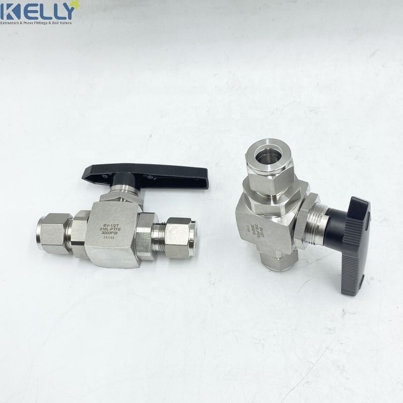 1/8-3/4inch 3000PSI Full Bore Compression Pressure ball valve Stainless Steel 316L/304