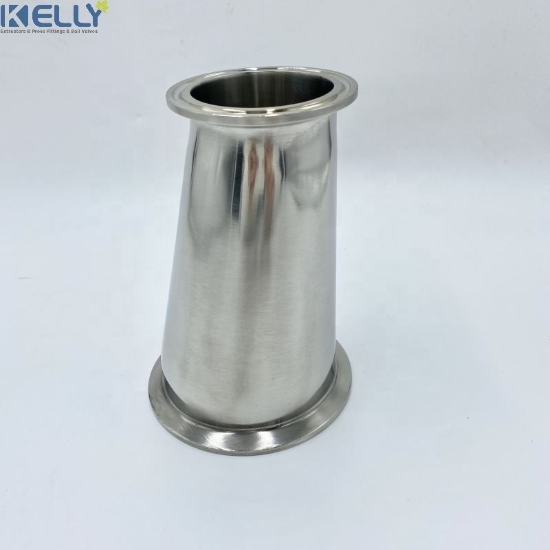 Pipe Fittings of Tri Clamp Eccentric Reducer 304/316L Stainless Steel