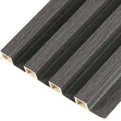 Indoor WPC wood Slat Partition Wall PVC Panels interior wall WPC fluted Wall Panel