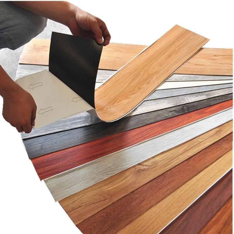 Self Adhesive Vinyl Flooring Tiles Waterproof Peel and stick PVC Plastic flooring