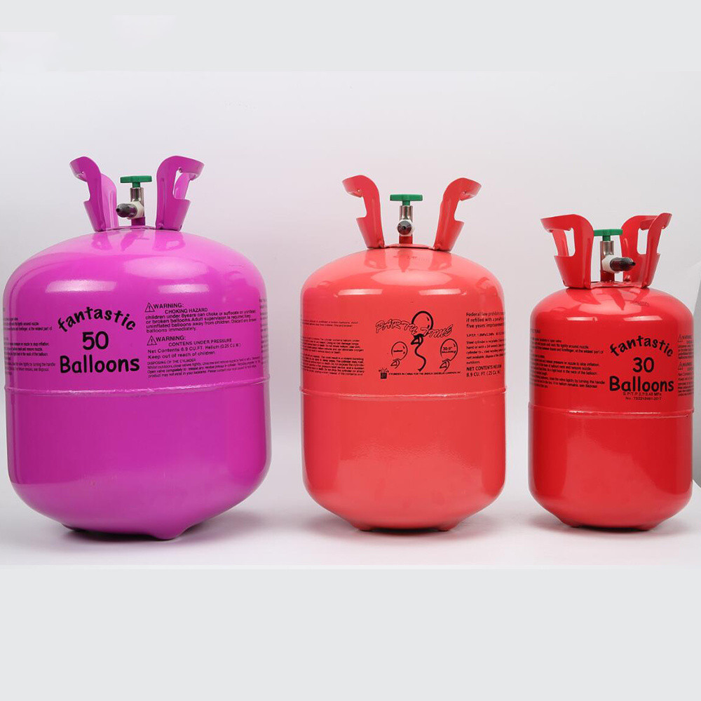 Empty balloons pure helium wholesale 13.4L 30LB 50LB helium tank, balloons cylinder Recyclable