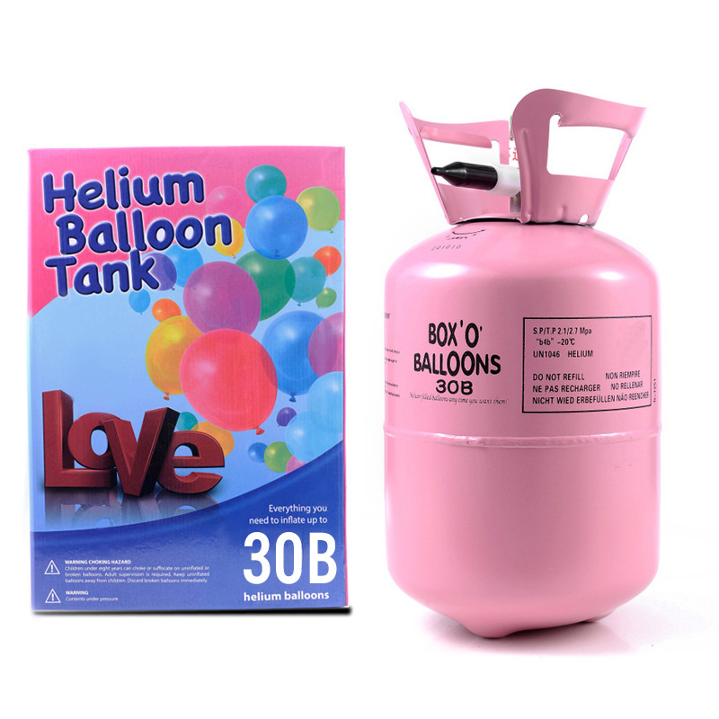 Empty balloons pure helium wholesale 13.4L 30LB 50LB helium tank, balloons cylinder Recyclable