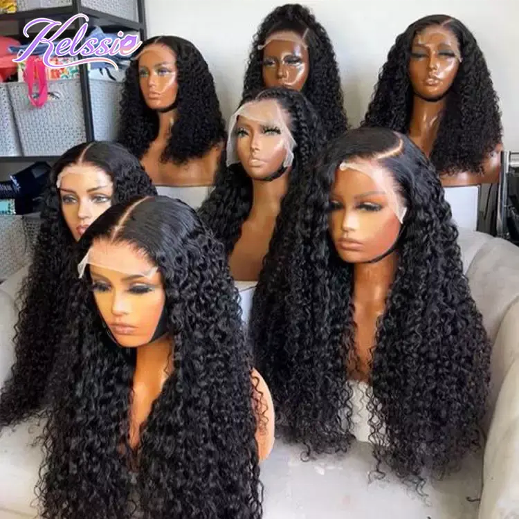 13x4 Transparent hd Lace Wig for American Black Women Deep 13x6 hd Lace Frontal Wigs 40 Inch Full Wig Raw Human Hair Lace Front