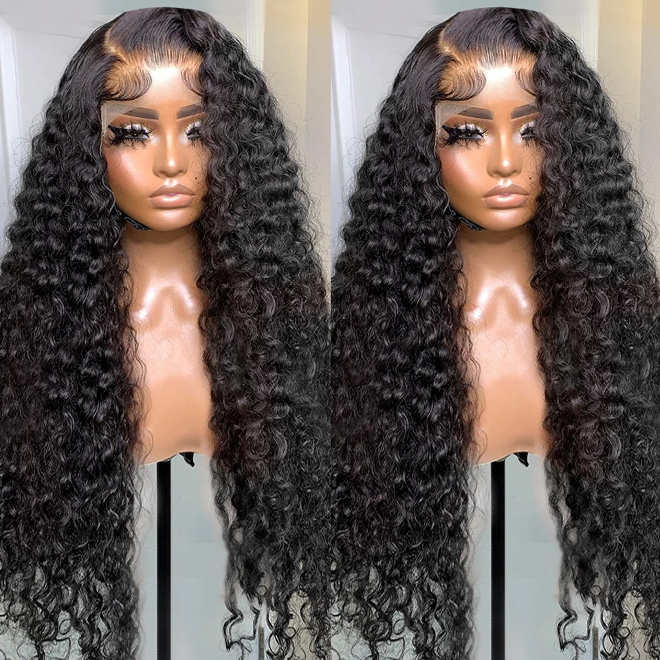 13x4 Transparent hd Lace Wig for American Black Women Deep 13x6 hd Lace Frontal Wigs 40 Inch Full Wig Raw Human Hair Lace Front