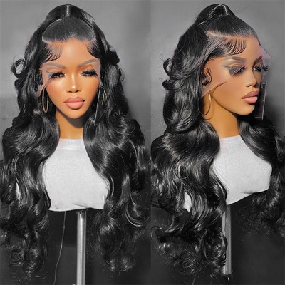 wholesale Full lace wigs 100% mink brazilian hair hd lace front wigs virgin cuticle aligned remy human hair wigs for women