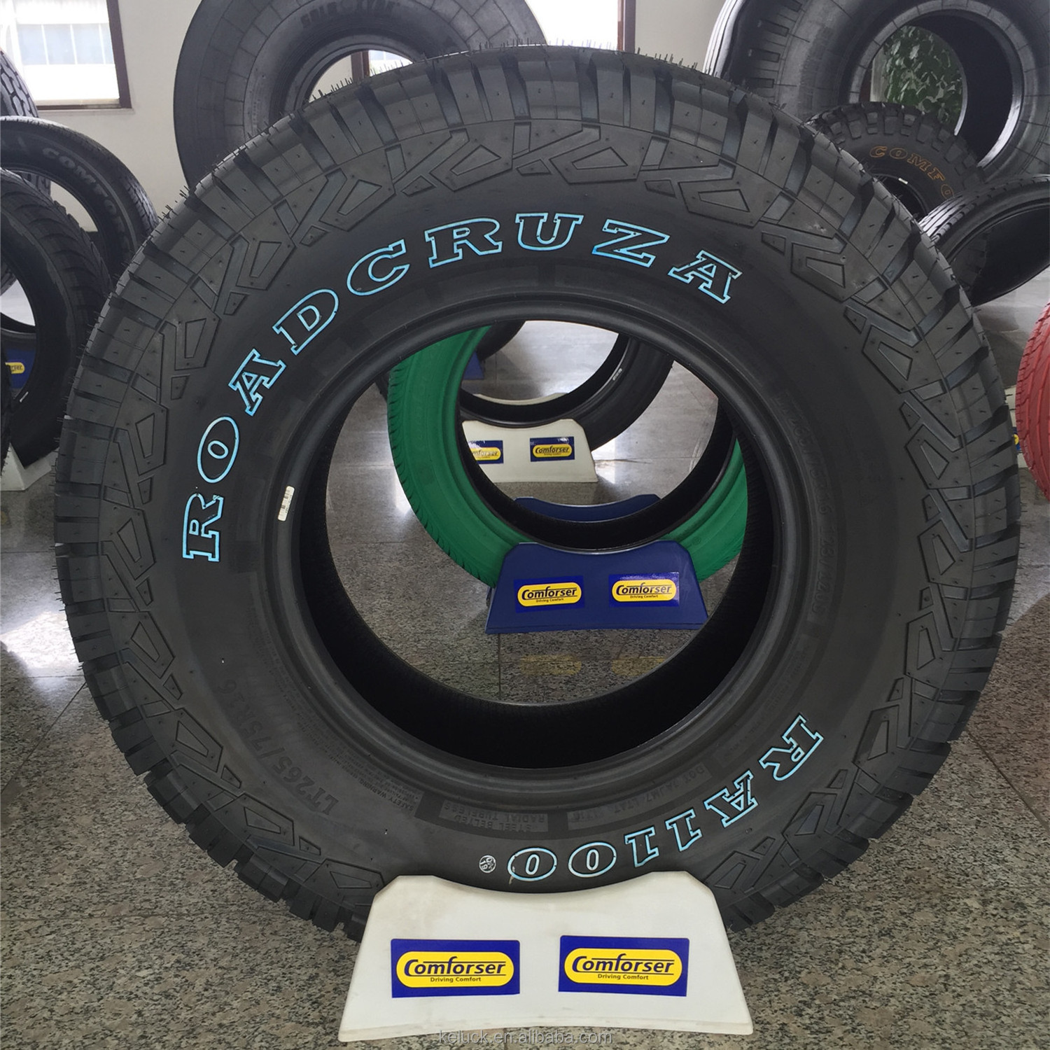 AT RT tyres ROADCRUZA COMFORSER 4X4 TIRES OFFROAD LT215/75R15 100/97R 6PR RA1100 airless tyre Germany