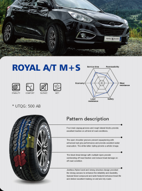 AT car tires  LT 285/75R16 8PR  122/119S China factory new car tyres  285 75 R16  llantas 195 65 r15 225 75 r16 light truck tire