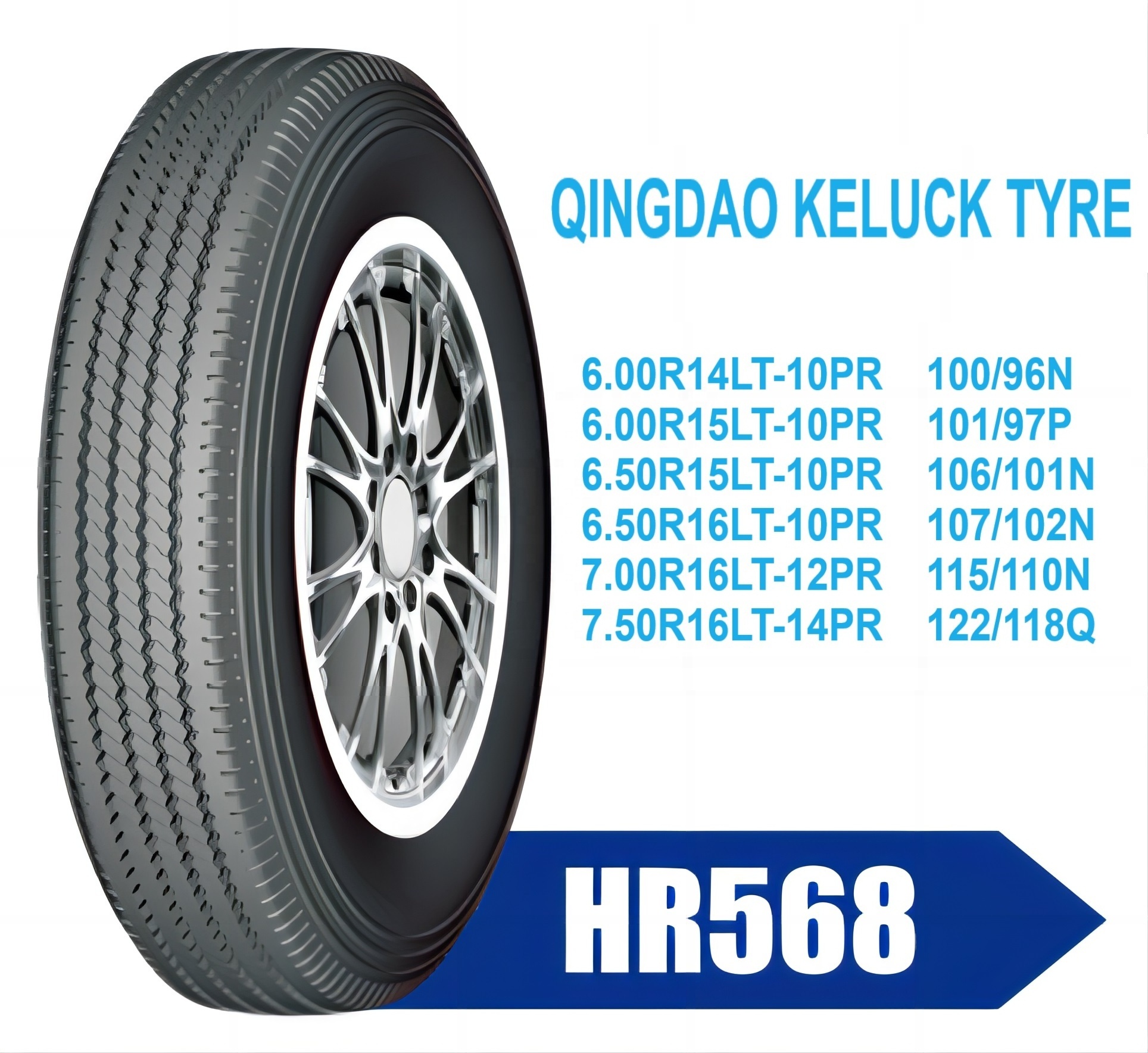 7.50R16LT-14PR	122/118Q Light truck tires tyre for electric pickup truck semi steel light 750R16 7.5R16 7.50-16