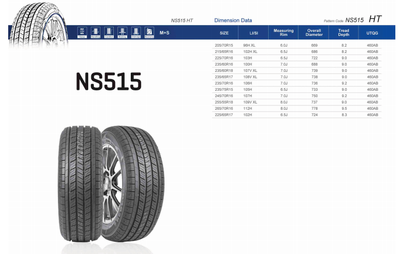 HT tyre 265/70R16 112H Rim 8.0J tyres for vehicles car 265/70/R16  top 10 Chinese tyre brands 265/70/16