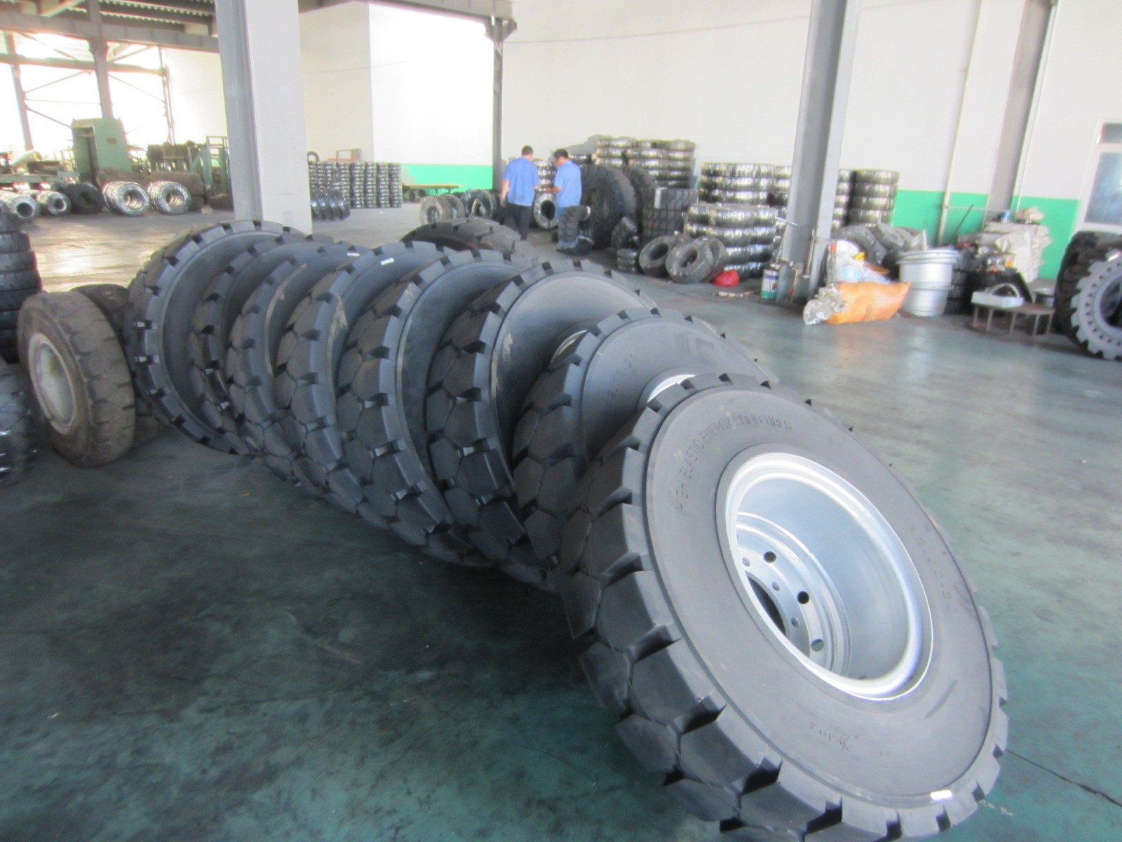 Solid Tire For Forklift 5.00-8 16x6-8 18x7-8 Natural Tire High  used for Heli Clark Forklift