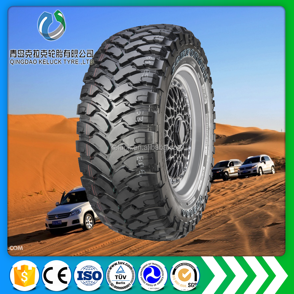 Qingdao racing gomme tires COMFORSER CF3000 265/75R16LT 315/75R16LT ECE GCC REACH SUV pcr Radial ajoneuvon renkaat tyres