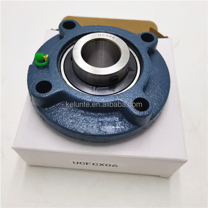 Bearing Housing UCFCX06 UCFCX06D1 Set Screw Locking Piloted Flange Cartridge Bearing Units UCFCX06J UCX06+FXC06