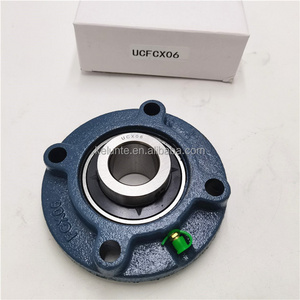 Bearing Housing UCFCX06 UCFCX06D1 Set Screw Locking Piloted Flange Cartridge Bearing Units UCFCX06J UCX06+FXC06